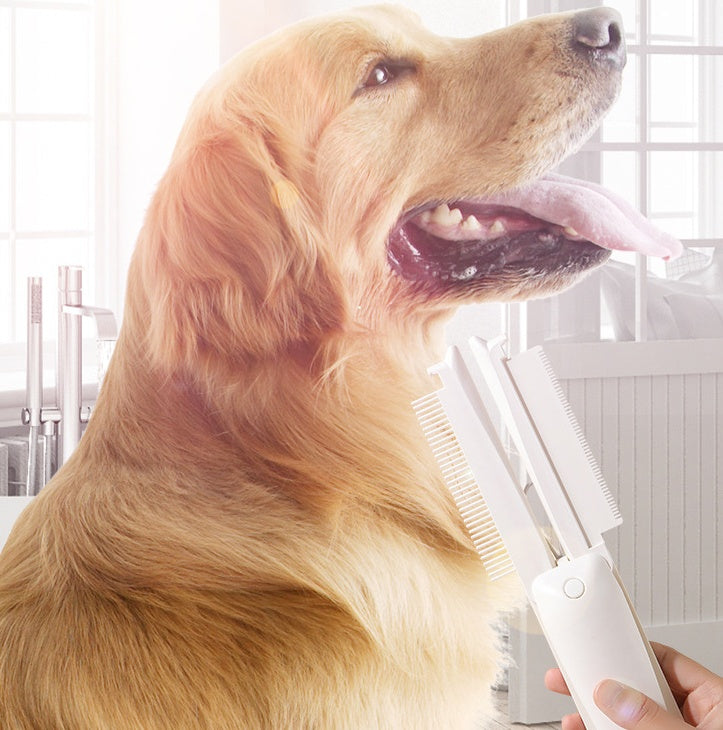 Pet Groomer Pet Hair Removal Brush Cat Grooming Brush Dog Cat Massage Epilator To Remove Floating Hair Cat Hair Dog Pet Supplies - Pet Perks Daily