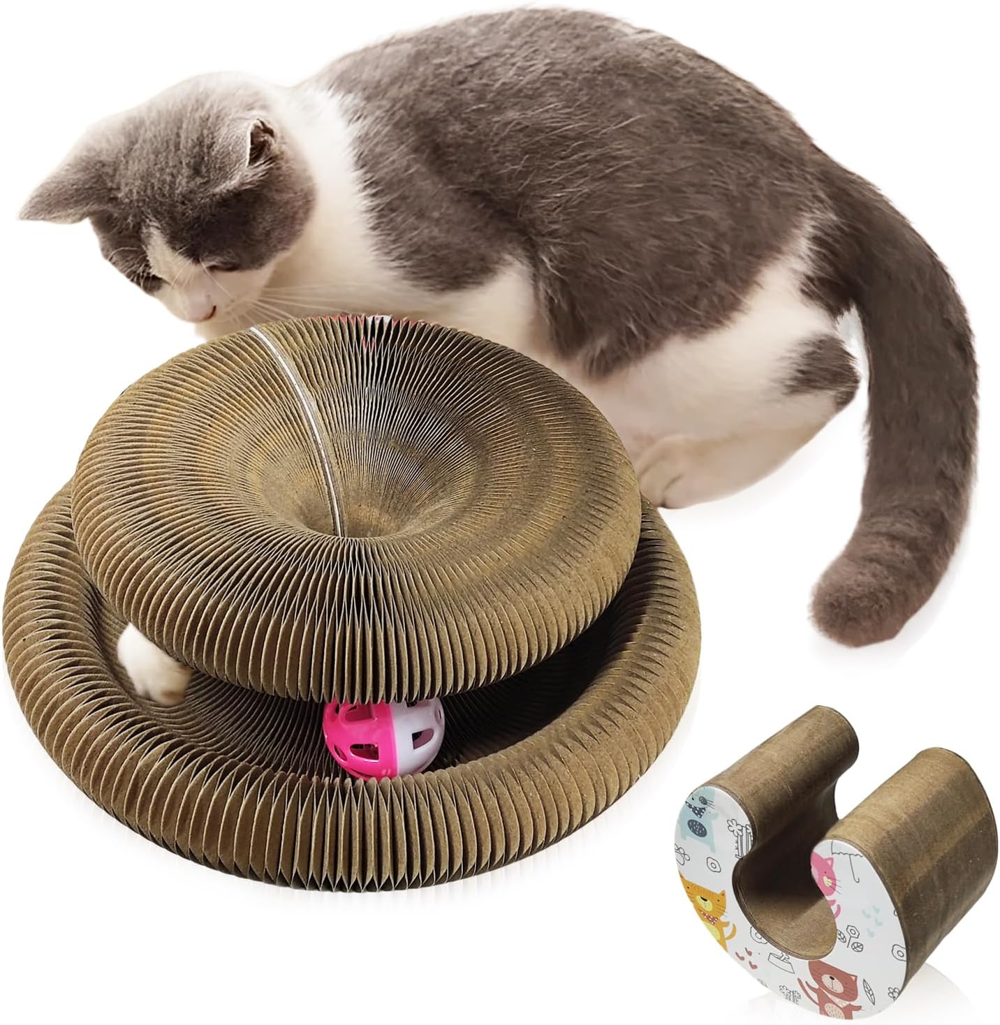 Magic Organ Cat Toy, 1PC Magic Organ Cat Scratching Board, Magic Organ Cat Scratch Board Cat Toy