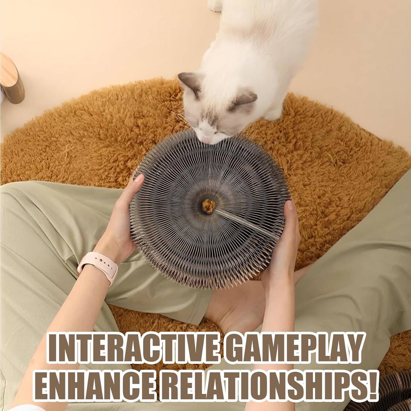 Magic Organ Cat Toy, 1PC Magic Organ Cat Scratching Board, Magic Organ Cat Scratch Board Cat Toy