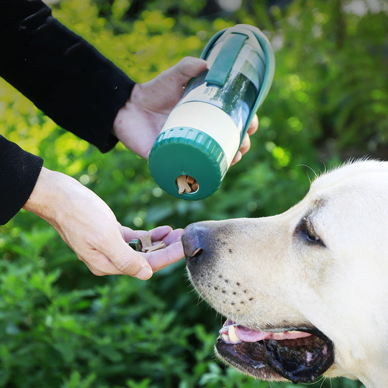 Multifunction Portable Water Bottle Food Bowl Supplies Pet Products