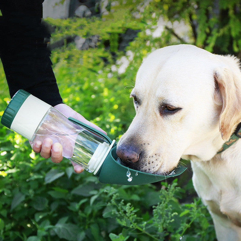 Multifunction Portable Water Bottle Food Bowl Supplies Pet Products