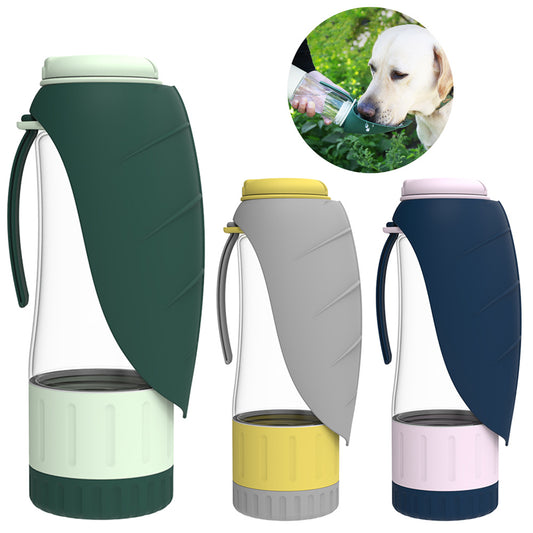 Multifunction Portable Water Bottle Food Bowl Supplies Pet Products